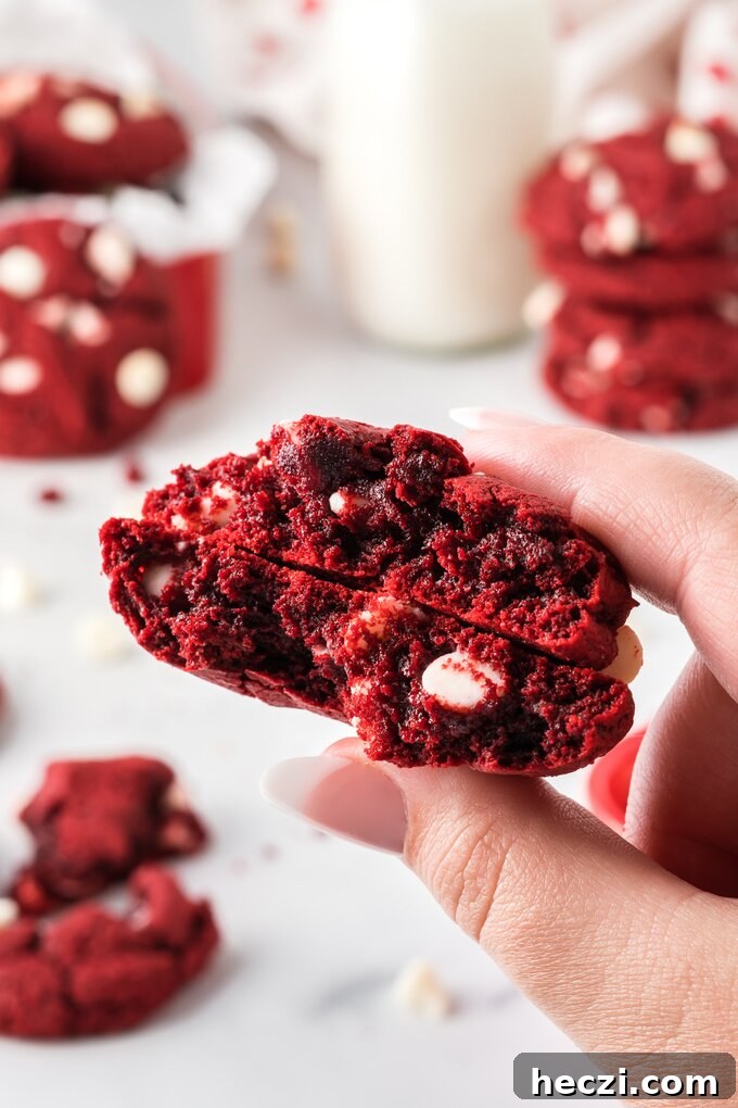 Red Velvet Cake Mix Cookie Recipe — Soft, Festive Cookies 8 img 7452 16