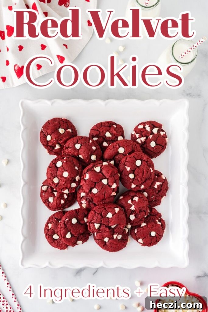Red Velvet Cake Mix Cookie Recipe — Soft, Festive Cookies 14 img 7452 28