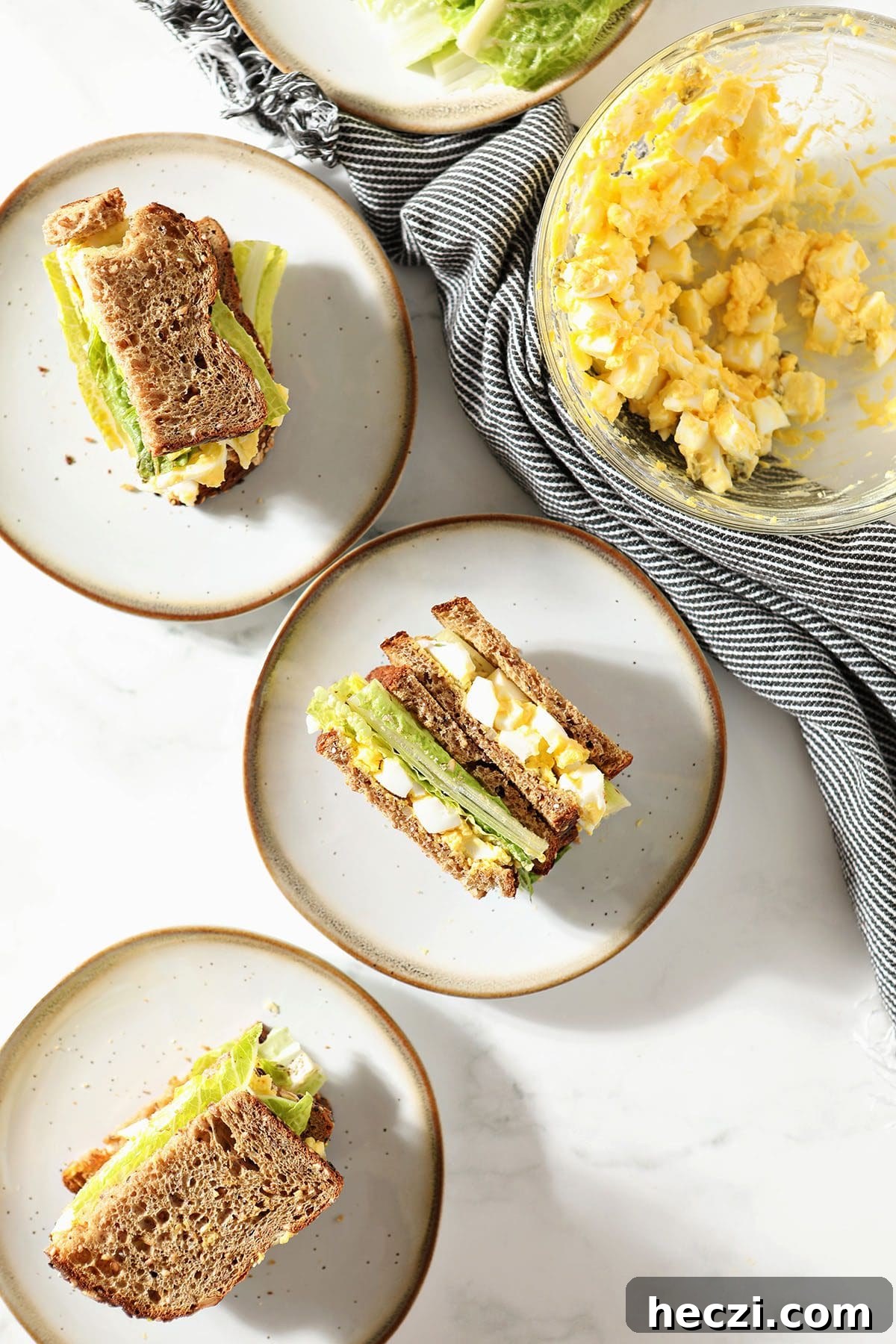 Host an Unforgettable Masters Watch Party: Tips & Checklist 4 Egg salad sandwiches