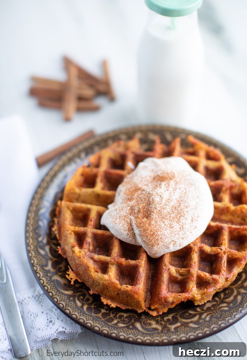 Pumpkin Pie Chaffles Recipe