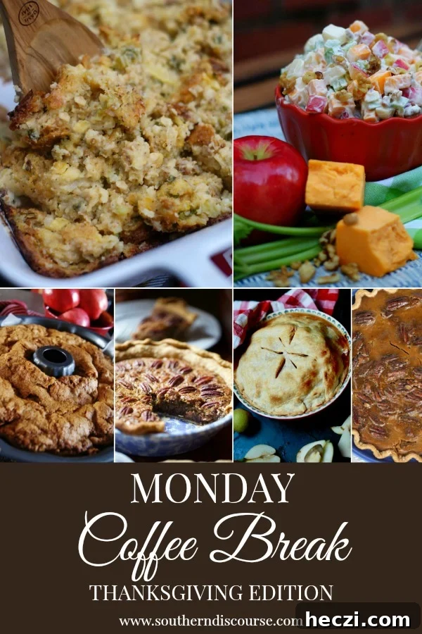 Monday Coffee Break: Thanksgiving Recipes, Tips & Conversation 7 Tons of Thanksgiving inspiration, encouragement and recipes to make your holiday one of your best!