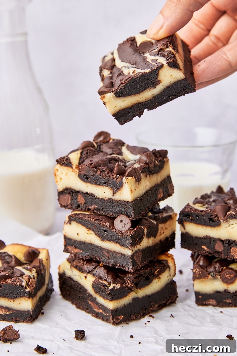 Fudgy Brownies with Cream Cheese Swirl Recipe 12 Cream Cheese Brownies