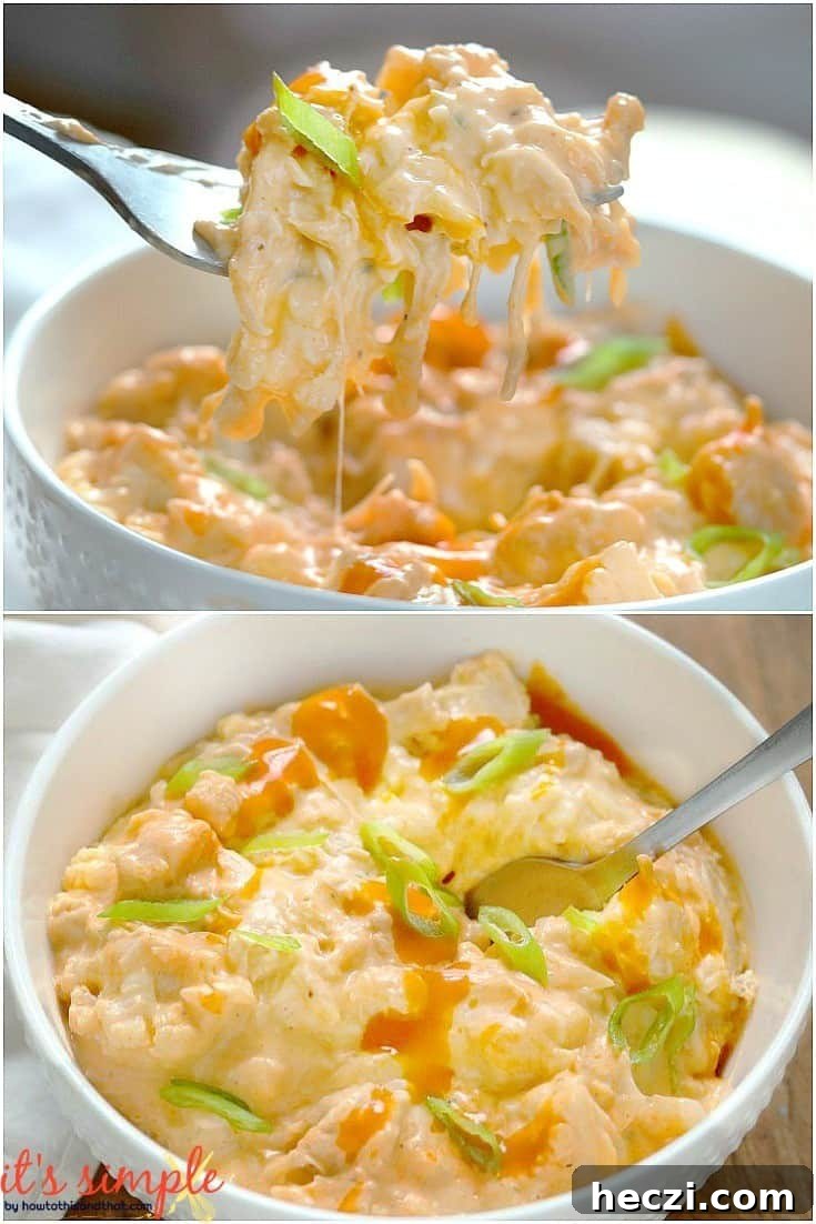 keto instant pot buffalo chicken cauliflower mac and cheese