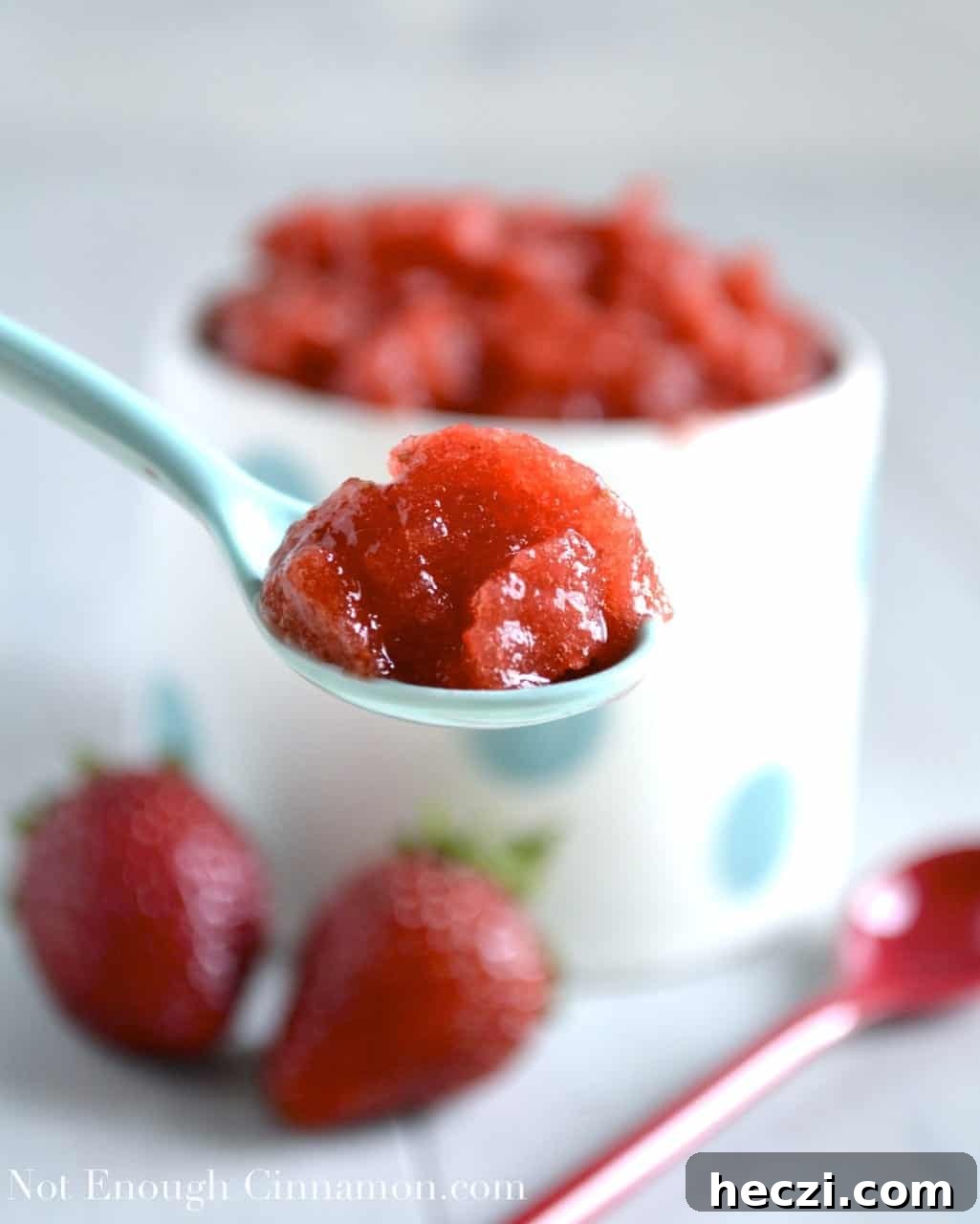 Fresh Strawberry Granita