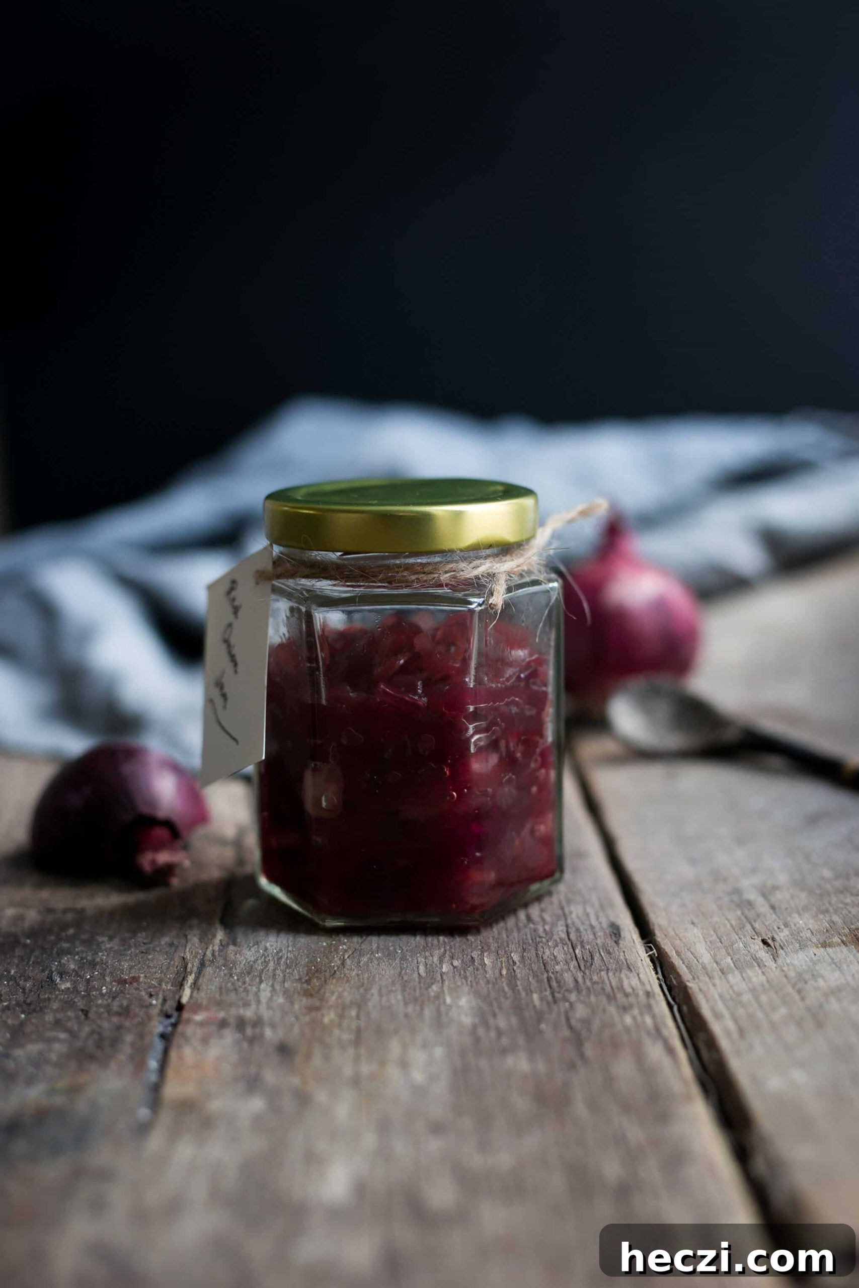 Sweet and Savory Red Onion Jam Recipe for Sandwiches & Cheese 7 Red Onion Jam | via @annabanana.co