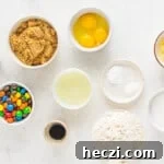 how to make m&m peanut butter blondies