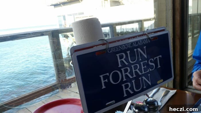 Top Restaurants on Cannery Row in Monterey, CA 4 Run Forrest Run license plate