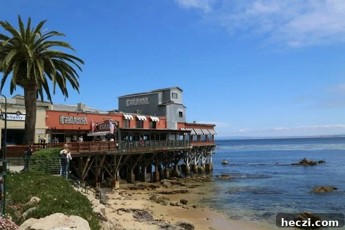 Top Restaurants on Cannery Row in Monterey, CA 5 The Fish Hopper Restaurant on the water with outside deck